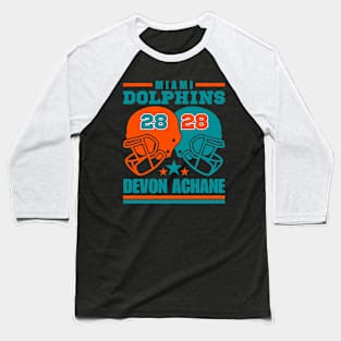 Miami Dolphins Achane 28 American Football Retro Baseball T-Shirt